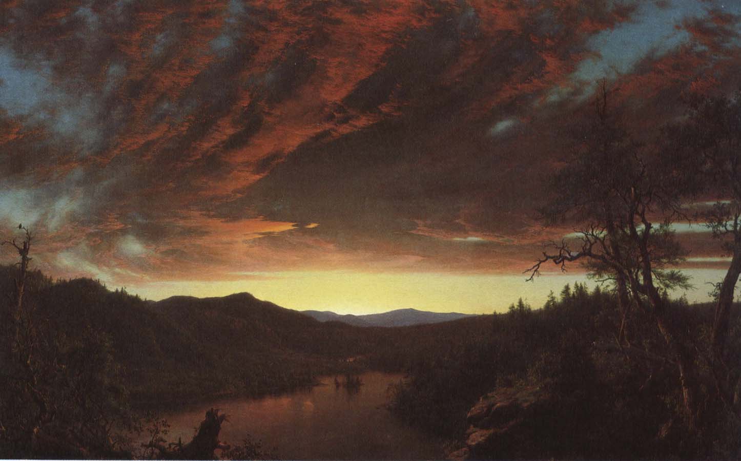 Frederic Edwin Church Wild twilight